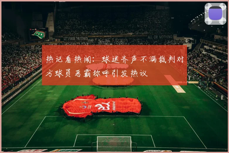 热记看热闹：球迷齐声不满裁判对方球员恶霸称呼引发热议